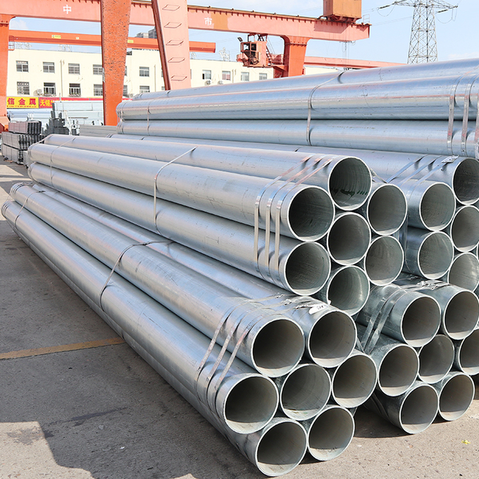 La tubería de acero galvanizada de la inmersión caliente prepintó el tubo rectangular galvanizado 0 del tubo del cuadrado redondo de la tubería de acero