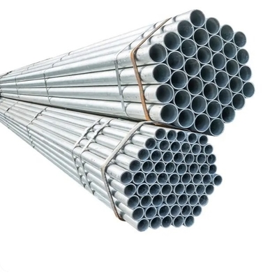 Un buen precio. Q235 Q345 A53 2 pulgadas Sch40 10FT tubo de acero galvanizado redondo laminado en caliente para calefacción de invernadero en línea