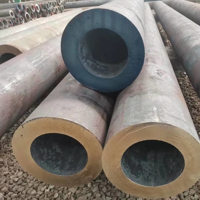 Tubo de acero de la pared gruesa laminada en caliente inconsútil para St52 mecánico DIN1629/DIN2448 Q345