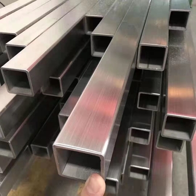 Los tubos de acero inconsútiles inoxidables 316L de la pulgada 304 de 1,18 pulgadas ×1.97 instalan tubos el cuadrado hueco para la ingeniería
