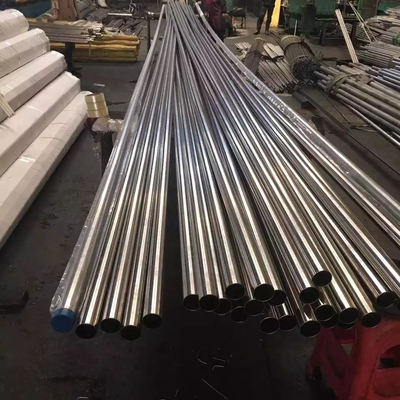 calidad Tubo de acero inoxidable de laminado en frío brillante 1.4521 X2CrMoTi18-2 Para petroquímicos fábrica