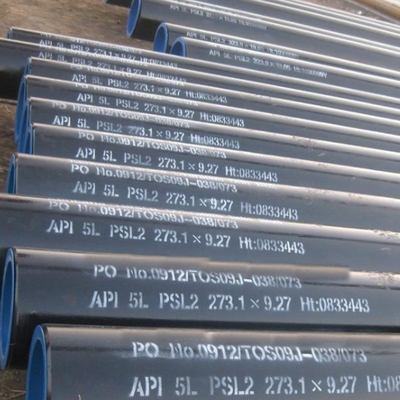 Tubo inconsútil de la tubería de acero del carbono del API 5L-B 323.9m m 9.53m m DRL fuera del diámetro 1/8 -36inch (10.3-914.4m m)