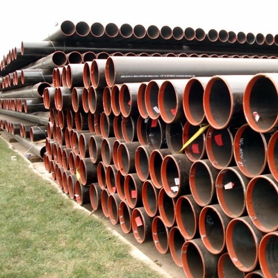 El tubo de acero inconsútil laminado en caliente 1629 de la ronda del petróleo del estruendo barnizó