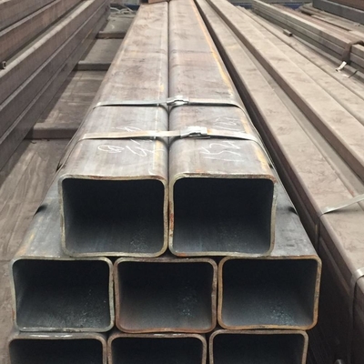 Tubo/tubo huecos rectangulares de la sección del cuadrado de ms Steel ERW de SS400 STKR400