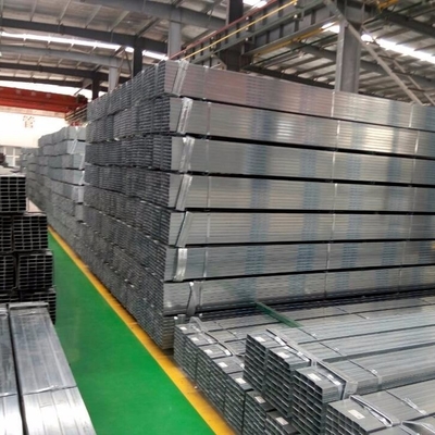 Pared fina tubería rectangular galvanizada de acero suave de Panels Square And de la cerca de 3 pulgadas